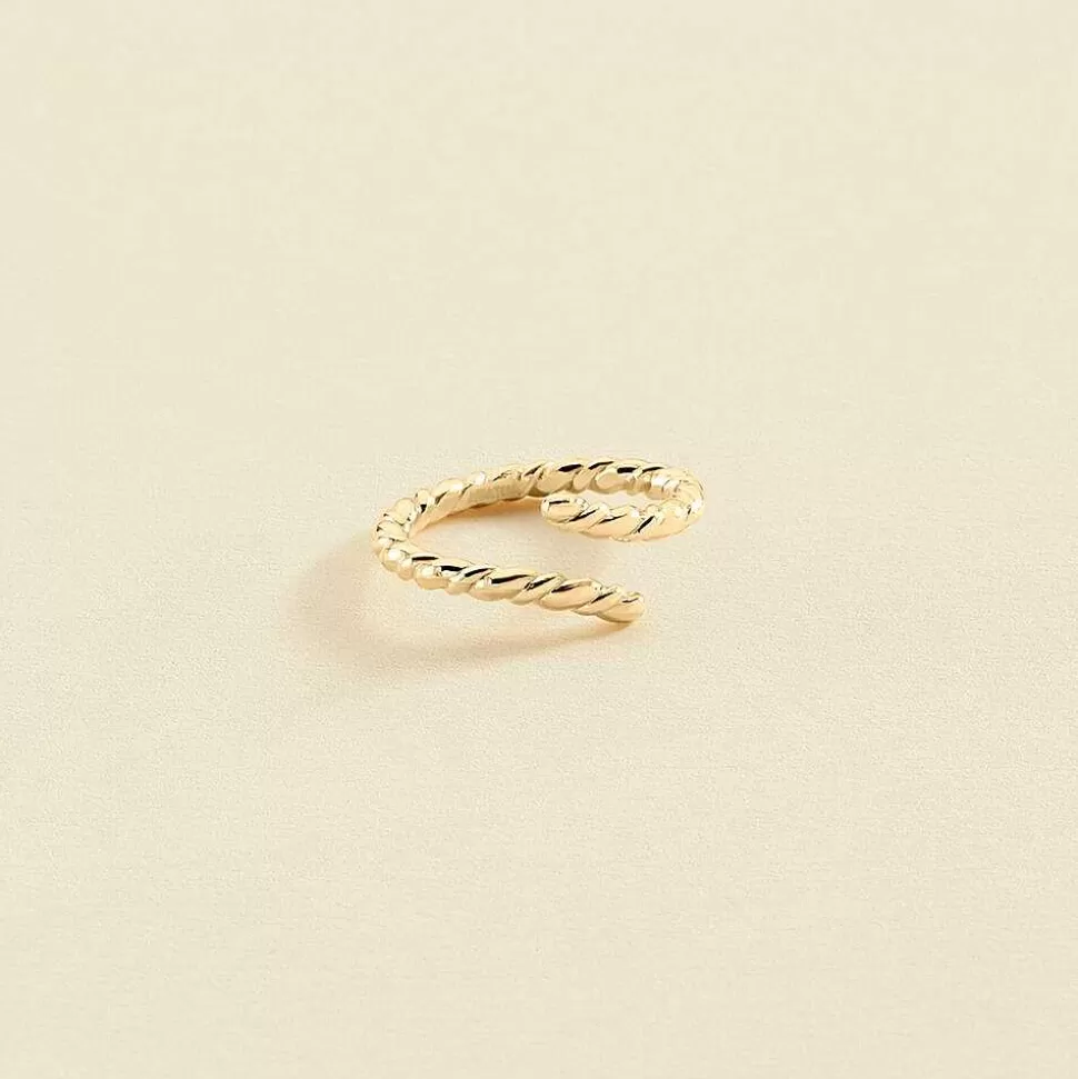 AGATHA Ajustable Ring Rin2Tresse-Golden