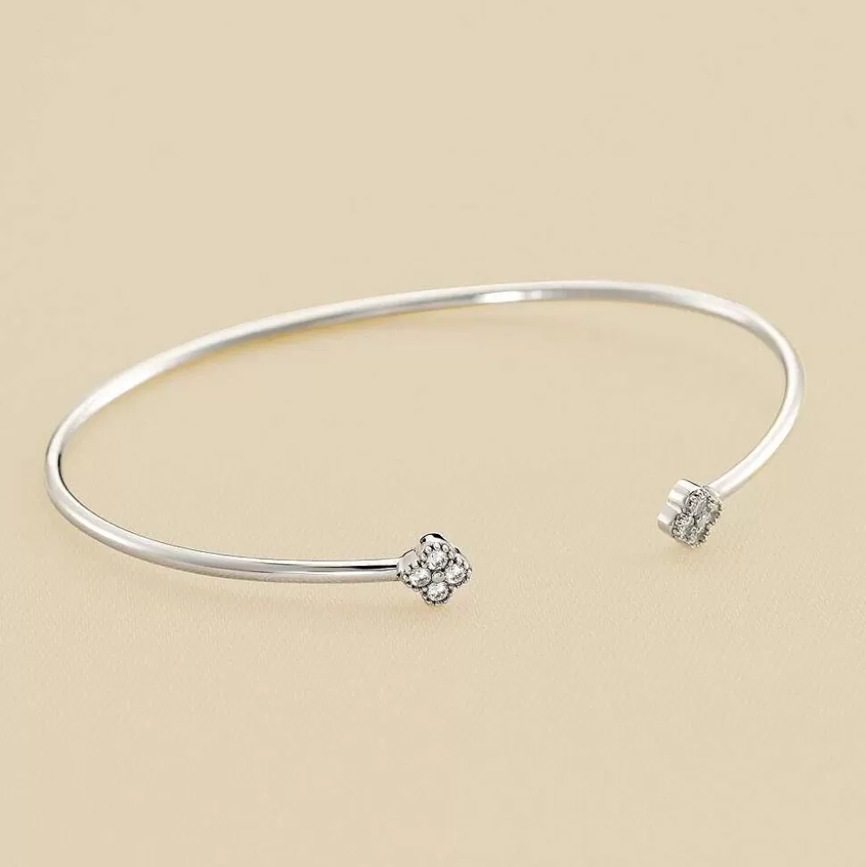 AGATHA Bangle Beloved-Crystal/Silver