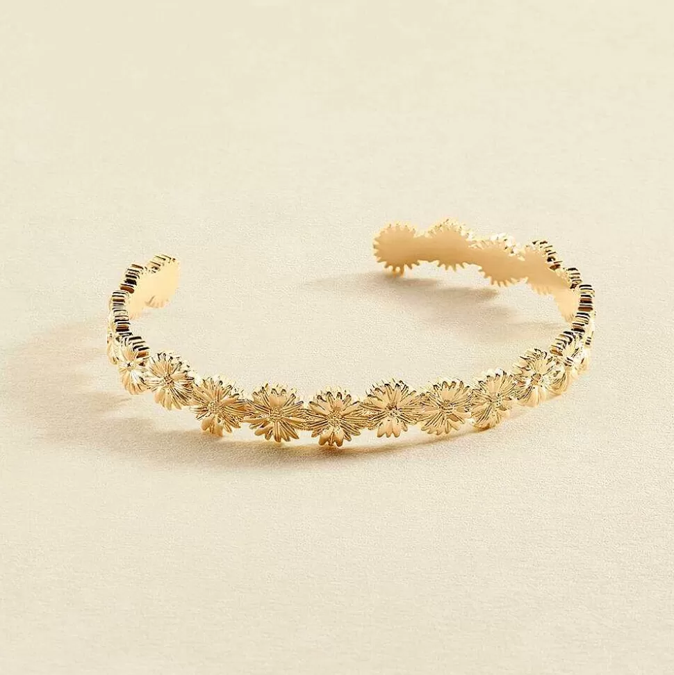 AGATHA Bangle Blossom-Golden