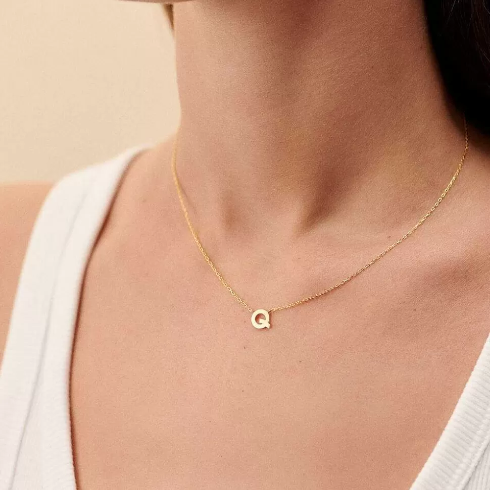 AGATHA Choker Necklace Abc-Golden