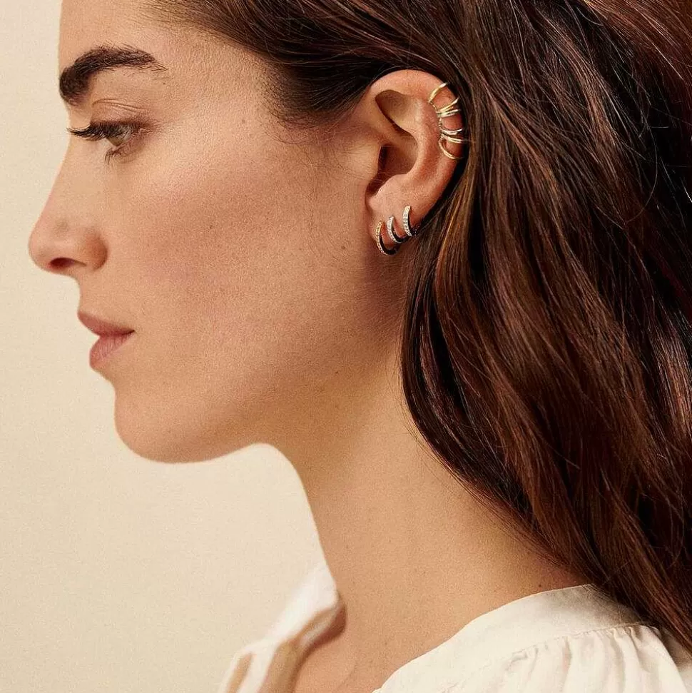 AGATHA Ear Cuff Cruzado-Golden