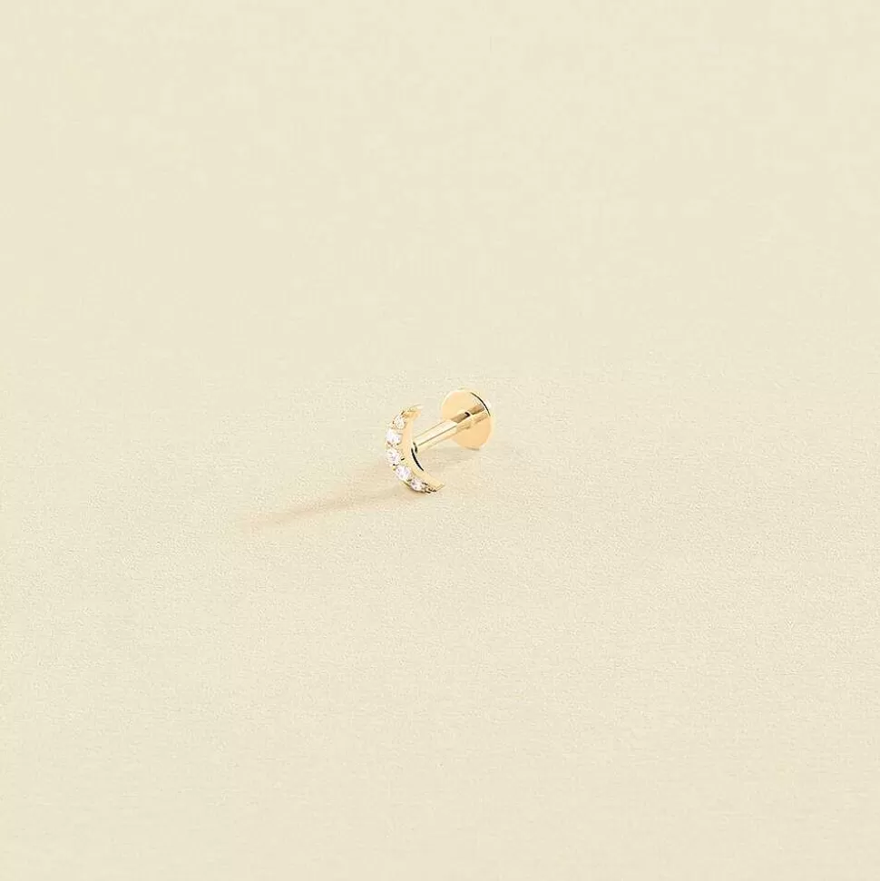 AGATHA Piercing Helix & Tragus Ear2Paloma-Crystal/Golden