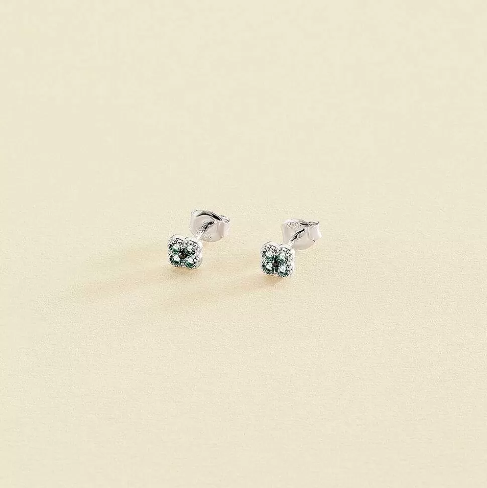 AGATHA Stud Earrings Beloved-Turquoise/Silver